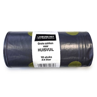 Limburg.net | Huisvuilzakken | grijs | 22L 