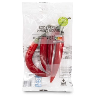 Delhaize | Rode pepers | Verpakt 