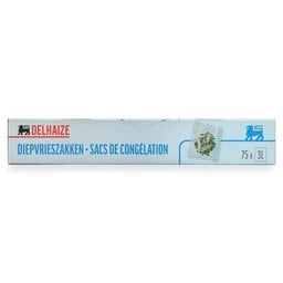 Delhaize | 75 Diepvrieszakken | 3l 