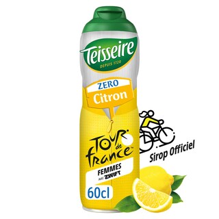 Teisseire | Zéro | Sirop | Citron | Zéro Sucres 60 cl