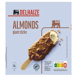 Delhaize | Giant | Almond | Sticks 6 x 10 cl