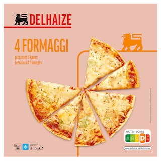 Delhaize | Pizza | 4 | Formaggio 