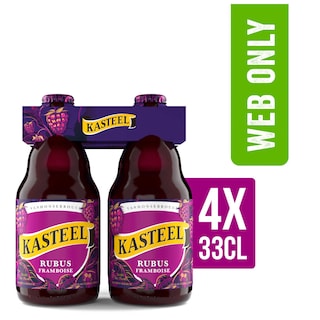 Kasteel | Bière forte fruitée | 7% ALC. | Rubus framboise | Bouteille 4 x 33 cl