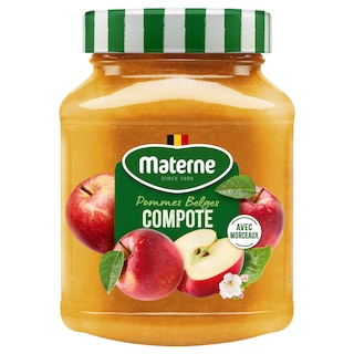 Materne | Compote | Appelen | Bokaal 375 gr
