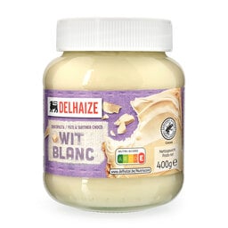 Delhaize | Pâte à tartiner | Chocolat | Blanc 400 gr