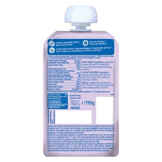 Nestlé | Gourde | Pomme Banane Pêche | 12 m 