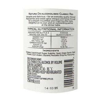 Leopard's Leap | Natura | alcoholvrije wijn | Rood 