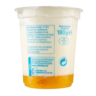 Delhaize | Yoghurt | Volle | Abrikoos 180 gr