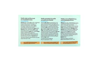 Delhaize | Muffins | Vanille | Pépites de chocolat 4 x 75 gr