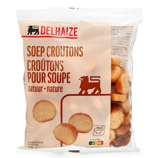 Delhaize | Croutons | Nature | Ronds 