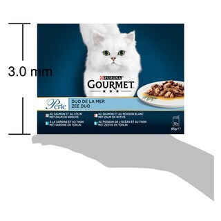 Gourmet | Perle | Aliment Chat | Adulte | Duo de la Mer 