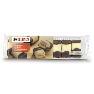 Delhaize | Mergpijpjes | Vanille-Marsepein 
