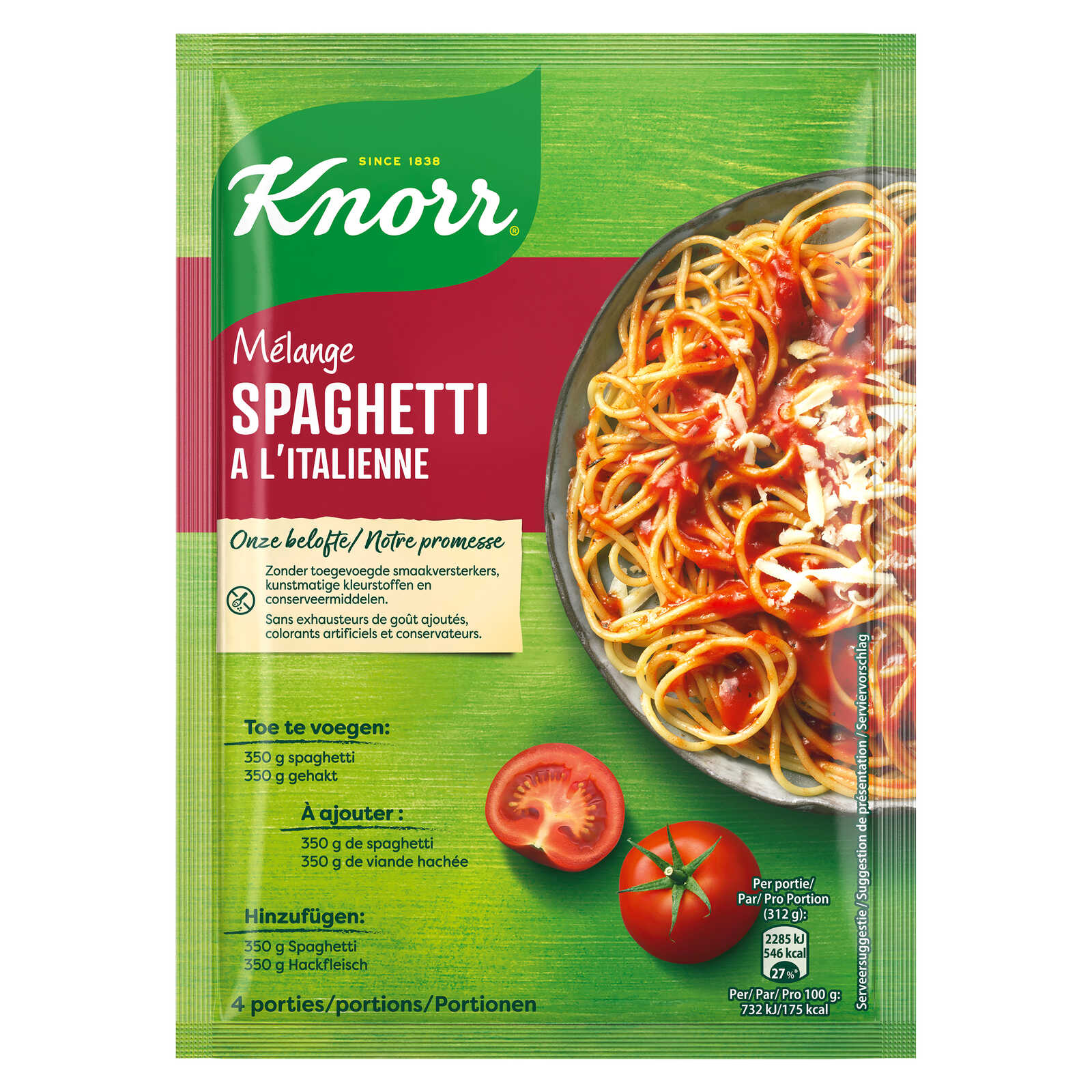 Knorr Kruidenmix | Spaghetti à l'italienne