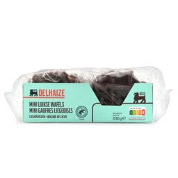 Delhaize | Wafels | Mini suikerwafels | choco 8 x 42 gr