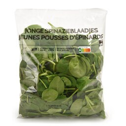 Delhaize | Jonge spinazieblaadjes 200 gr