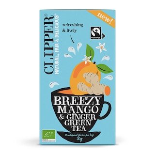 Clipper | Thee | Groen | Breezy | Mango Ginger | Bio | Ft 