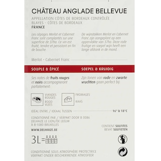 Chateau Anglade Bellevue | Blayes Côtes de Bordeaux 