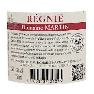 Domaine Martin | Régnié | 2023 