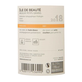 France - Frankrijk | Midi de la France - Oc IGP | Vin de Pays Ile de Beauté Muscat Blanc 18 