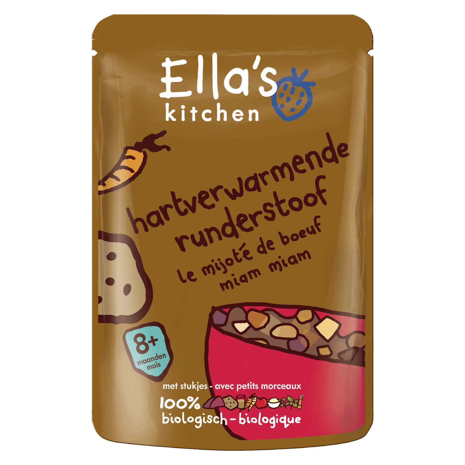 Ella's Kitchen Maaltijd |Runderstoof | 8M | BIO
