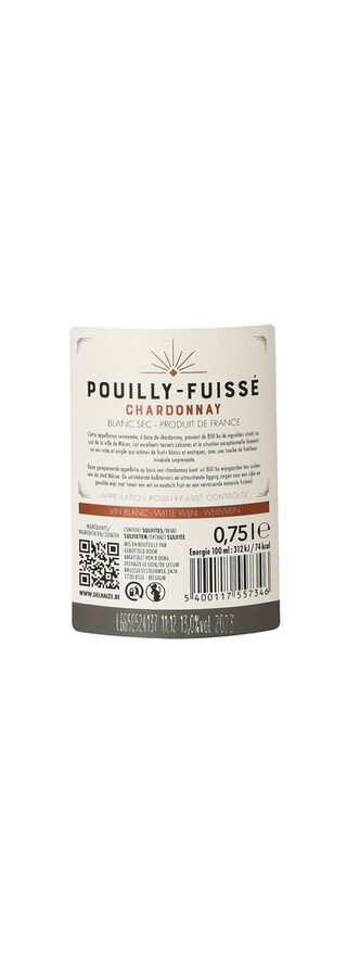 Delhaize | Pouilly Fuissé 75 cl