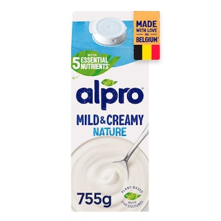 Alpro | Mild & Creamy | Yaourt végétal | Mild & creamy| Nature 