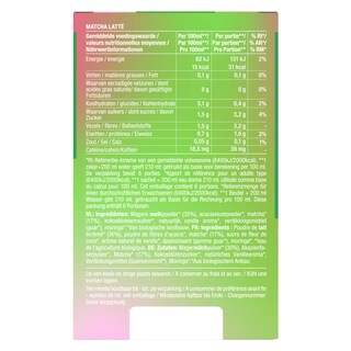 Purasana | Thee | Matcha Latte | Poeder | Bio 6 x 10 gr