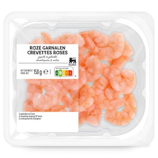 Delhaize | Roze garnalen | Gekookt & gepeld 150 gr