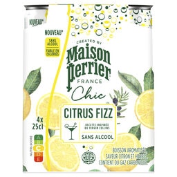 Maison Perrier | Chic | Citrus Fizz | limonades 4 x 25 cl