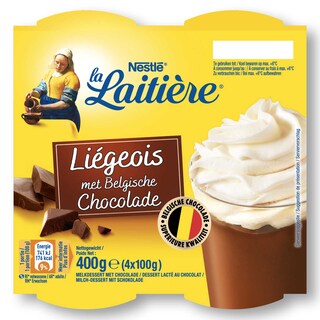 La Laitière | Le Liégeois  | au chocolat Belge 