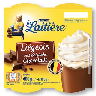 La Laitière | Le Liégeois  | au chocolat Belge 