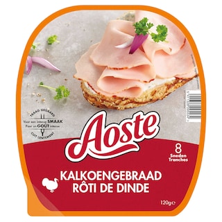 Aoste | Authentique | Kalkoengebraad 120 gr