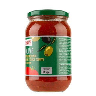 Delhaize | Saus | Tomaten-Olijf 500 gr