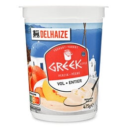 Delhaize | Yoghurt | Greek Style | Perzik 