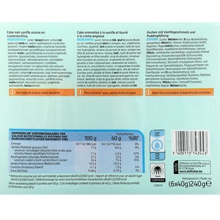 Delhaize | Cake | Vanille 240 gr
