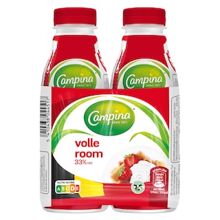 Campina | Crème | Entière| Fouettable | 33% M.G. 
