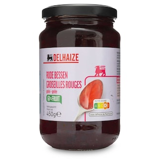 Delhaize | Gelei| | Rode bessen | 61% 450 gr