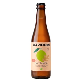 Kazidomi | Kombucha | Citron Vert & Gimgembre | Bio 