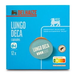 Delhaize | Koffie | Lungo | Cafeïnevrij | Caps 