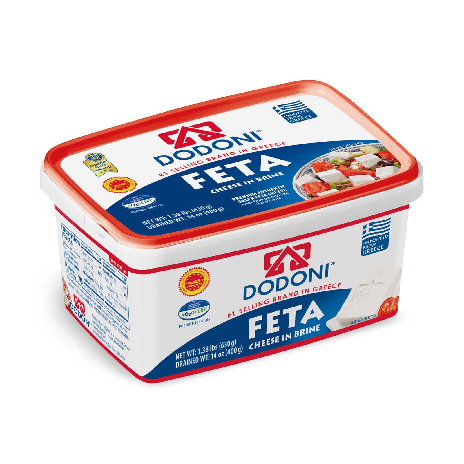 Dodoni Kaas | Feta | Grieks | Blokjes