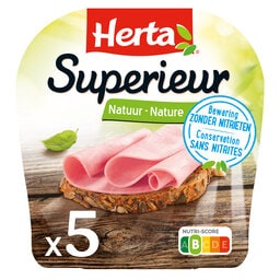 Herta | Ham | Superieur | Zonder nitrieten | Sneden 
