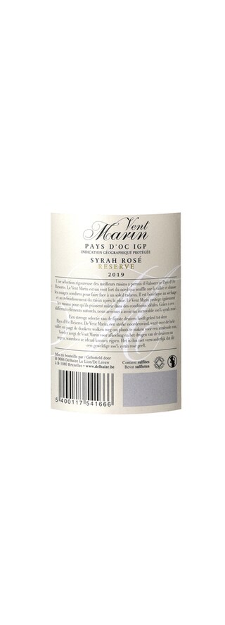 France - Frankrijk | Midi De La France - Oc Igp | Vent Marin Syrah Rosé 