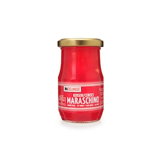Delhaize | Kersen | Maraschino | Zonder steel | Bokaal 