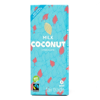 Oxfam | Melkchocolade | Kokosnoot | fairtrade | bio 