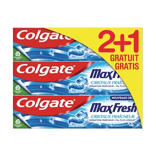 Colgate | 750ml | Tandpasta | Maxfresh | 2+1 