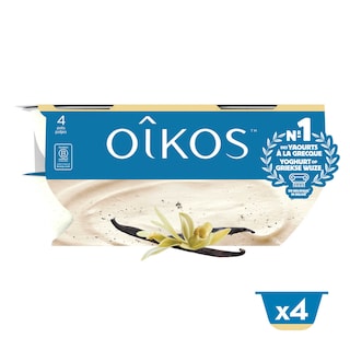 Oikos | Yaourt | Vanille | A la grecque 4 x 115 gr