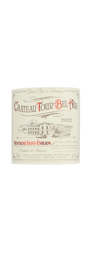 Chateau Tour Bel Air | Montagne Saint-Émilion | 2022 75 cl