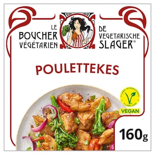 De Vegetarische Slager | Poulettekes | Vegan 160 gr