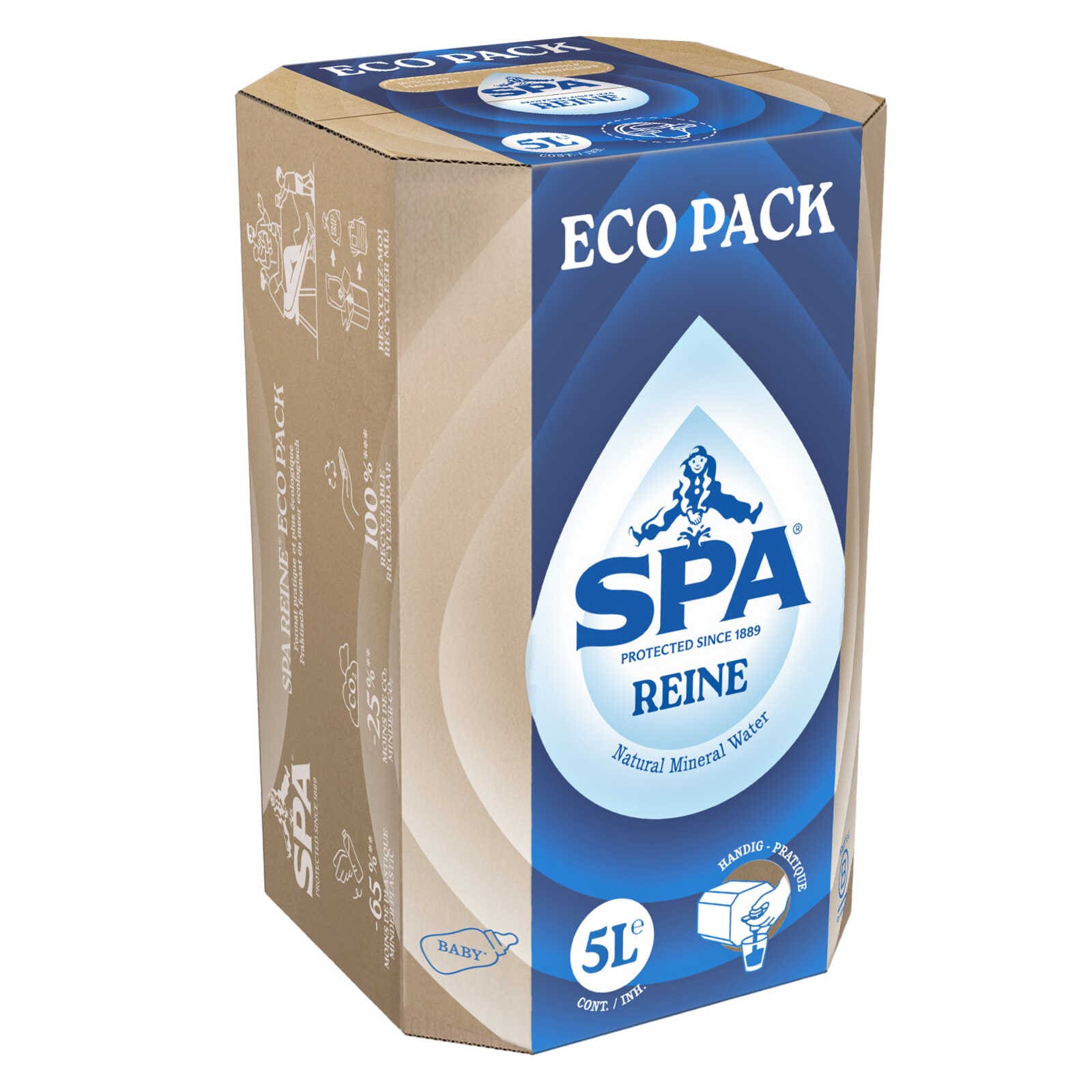 Spa Mineraalwater | Niet bruisend | ECOPACK