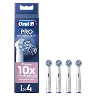 Oral-B | 4 recharges | Sensitive clean 4 pc